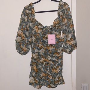 Blue Floral Hello Molly mini Dress